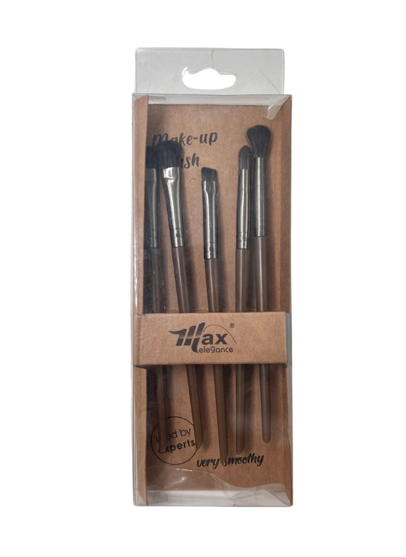 Max Elegance - 4 pcs  Synthetic Makeup Brush Set  - Foundation, Concealer, Eyeshadow, Blush Makeup Brushes for Women - Image 1