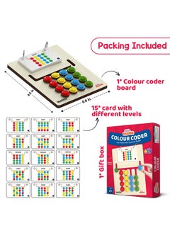 Smartivity Kids Montessori Slide Puzzle I Color & Pattern Matching Learning Toys For Kids 4-8 Years I Birthday Gift For Boys&Girls I Preschool Educational Activity Toy For 4,5,6,7,8I Travel Friendly  - Image 3