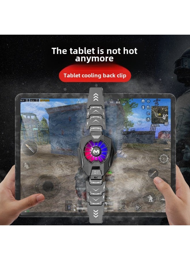 Rice Ink DL05 Mobile Phone Radiator Memo Digital Display Shift Magnetic Semiconductor Cooler Game Handle-Color:DL05PAD For Phablet  - Image 1
