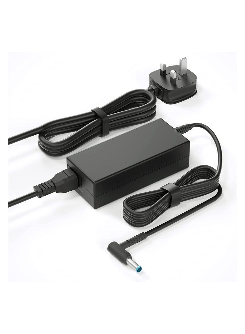 JSBazar HP notebooks 65W 19.5V 3.33A adapter with a 4.5mm blue pin connector  - Image 1