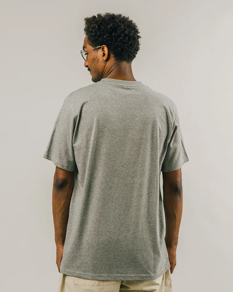 Brava Fabrics Terrace T-Shirt Grey 100% Organic Cotton
