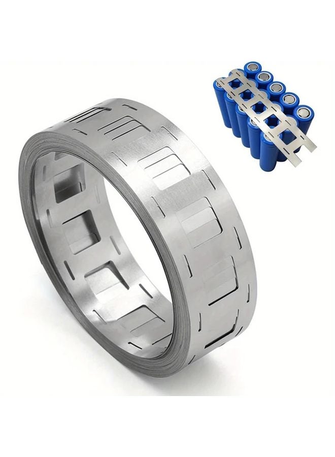 Nickel Plated Steel Battery Bus Bars Blue Insulation Sleeves Silvery Color Durable Heat Resistant - Image 1