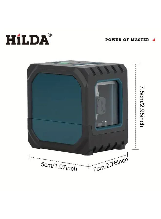 مستوى الليزر الأزرق مع حامل ثلاثي 360 ذاتي التسوية شعاع أخضر أفقي رأسي - Image 3