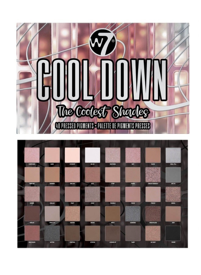 W7 كول داون - 40 ظل مضغوط رائع 36غ - Image 1