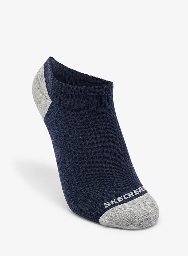 SKECHERS 3 Pack Terry No Show Socks - Image 2