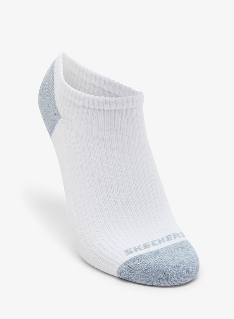 SKECHERS 3 Pack Terry No Show Socks - Image 3