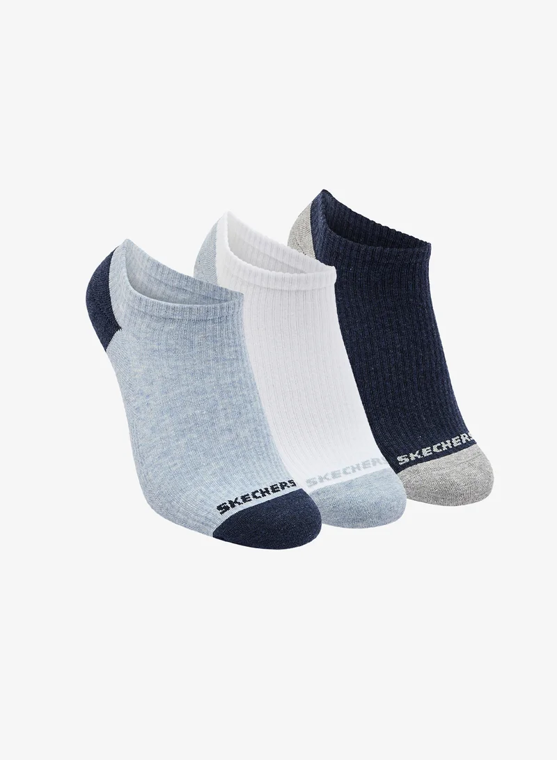 3 Pack Terry No Show Socks