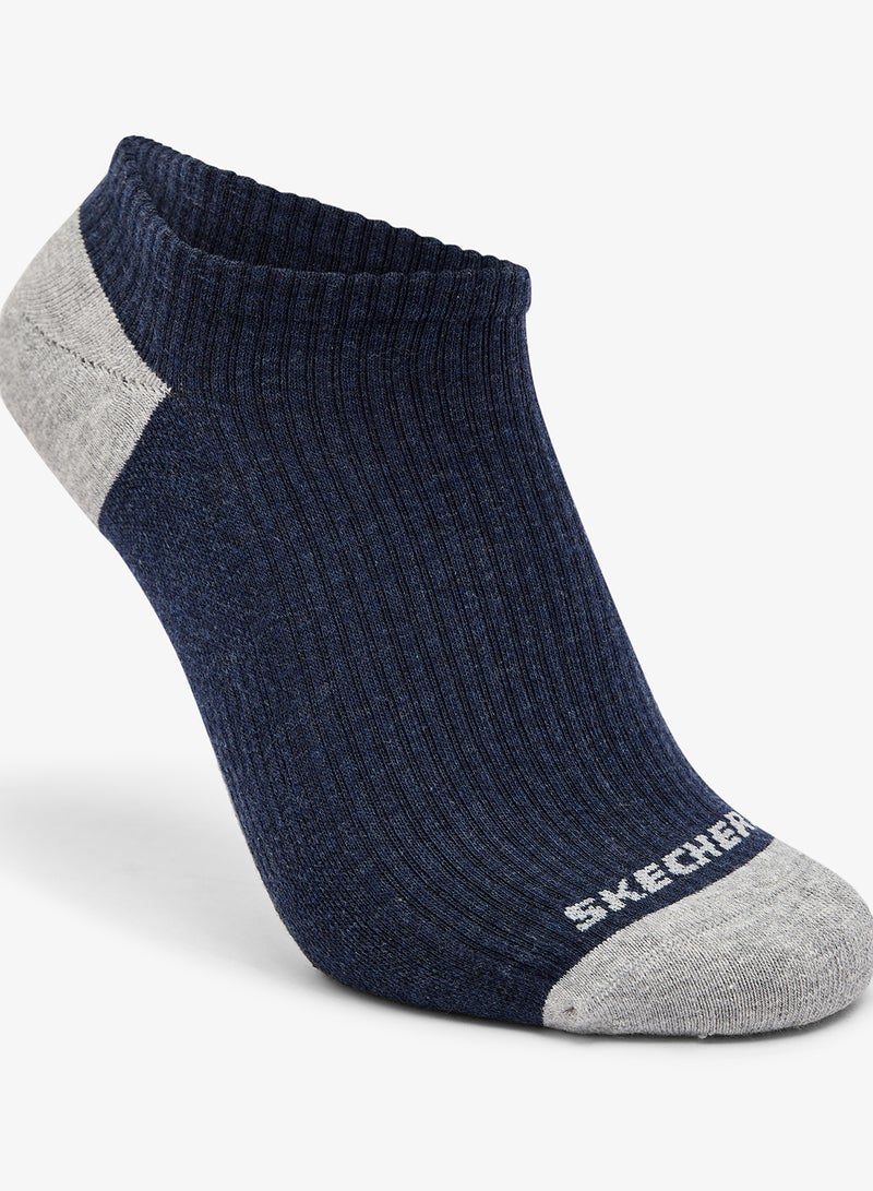 SKECHERS 3 Pack Terry No Show Socks - Image 5