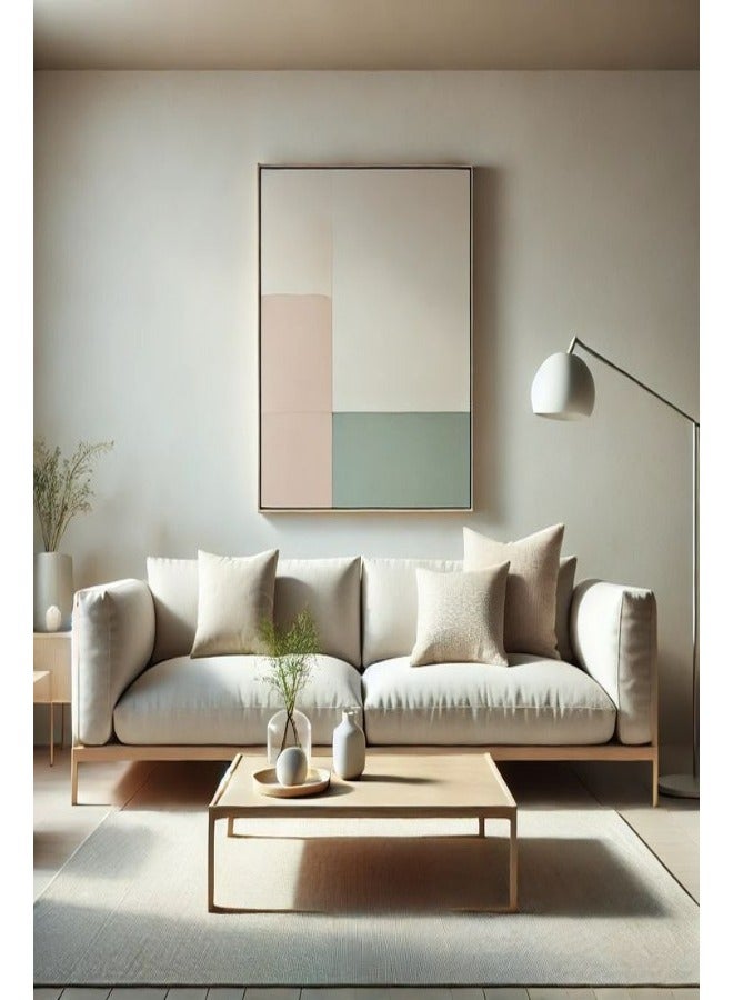 HODGE Sofa size 250x250, gray color, made of durable Swedish wood and Super Soft fabric, Safa Al Madinah - Image 2