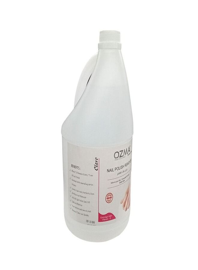 OZMA PROFESSIONAL Ozma Clavo  Nail Polish Remover | Professional Quick Conditioning & Nourishing Nail Polish Remover 3.78L . - Image 2