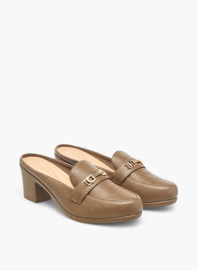 فلورا بيلا من شو إكسبرس أحذية نسائية سهلة الارتداء بكعب عريض بنقوش - Image 3