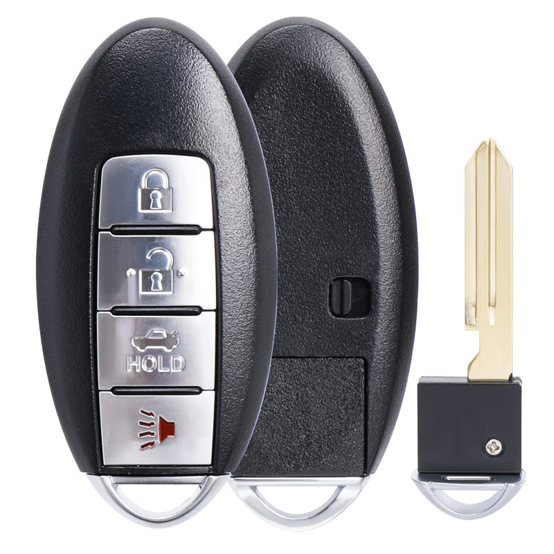 NPAUTO Key Fob Replacement Fits for Nissan Altima 2007-2012, Maxima Murano 09-14, Infiniti G25 G35 G37 FX35 Q60 & More Keyless Entry Remote Control Smart Proximity Car Key Fobs KR55WK48903 KR55WK49622 - Image 1
