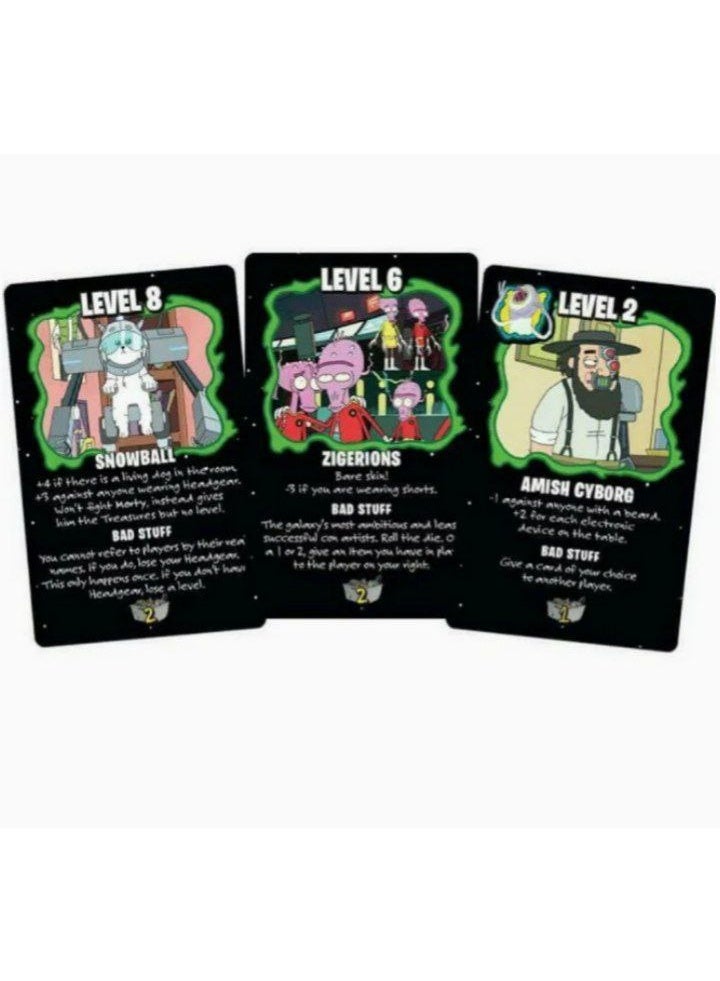 لعبة بطاقات مونشكين ريك ومورتي الكلاسيكية الأساسية - للترفيه والذكاء - Image 2