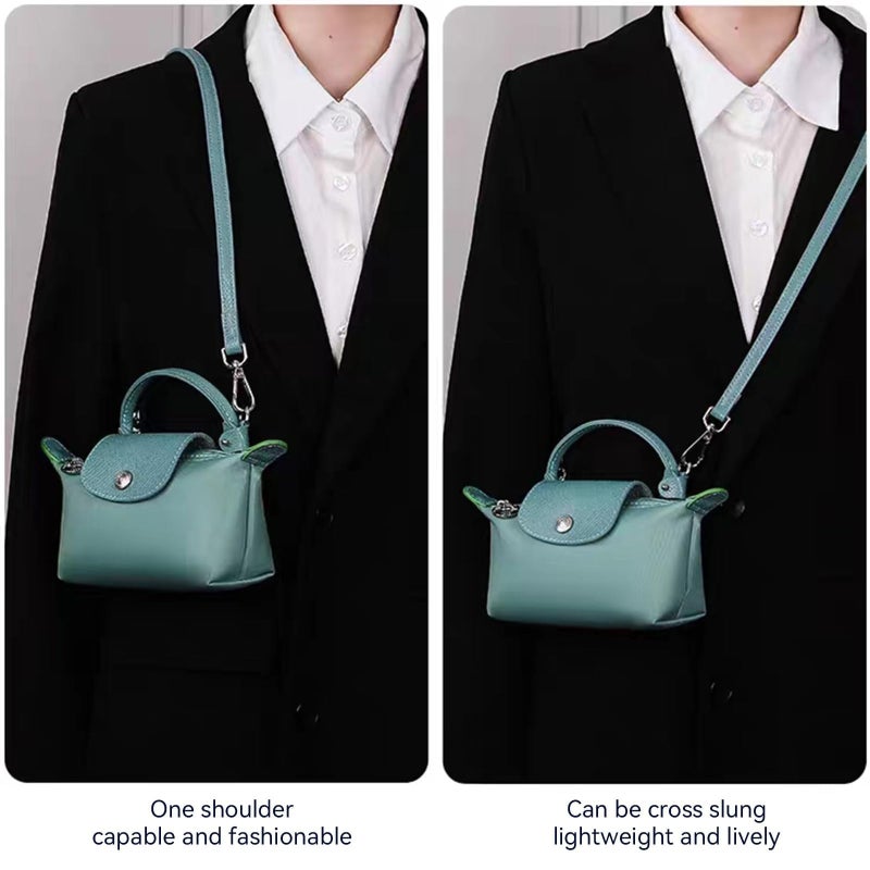 Leather shoulder strap for bag conversion, no need for punching holes, adjustable crossbody strap - Image 4