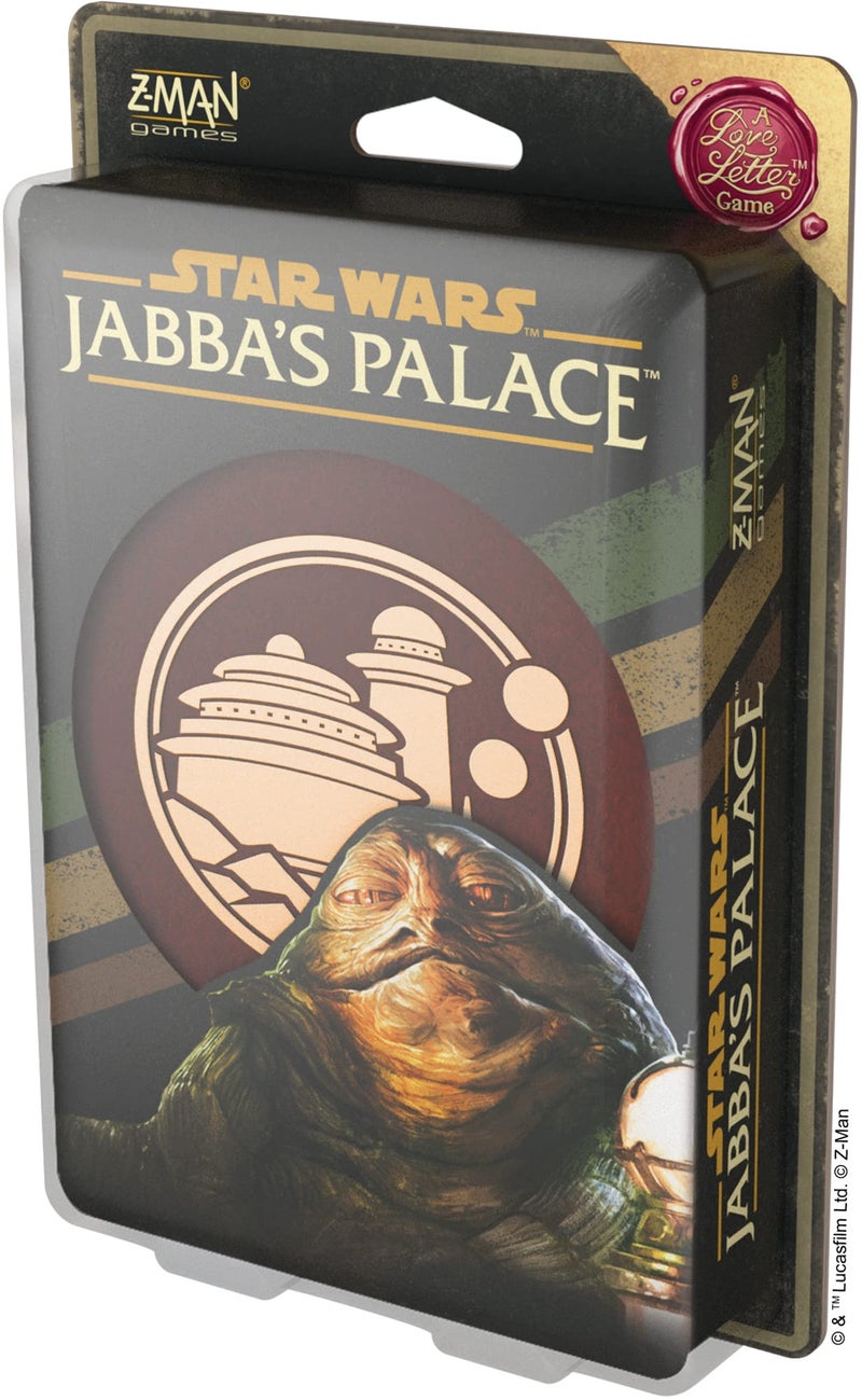 Asmodee Jabba's Palace A Love Letter Game - Rebel Bravery and Vile Deceit! Strategy Game for Kids and Adults Set in The Star Wars Universe, Ages 10+, 2-6 Players, 20 Minute Playtime, Made by Z-Man Games - Image 1