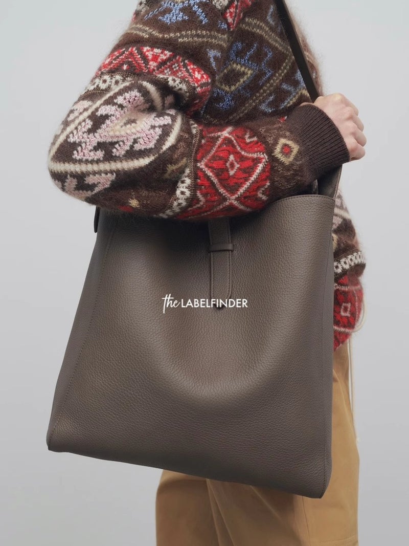 Row Bag Blake Hobolux Grainy Tote Shoulder Bag Bucket Bag Commuter Delivery Bucket-Style Handbag - Image 3