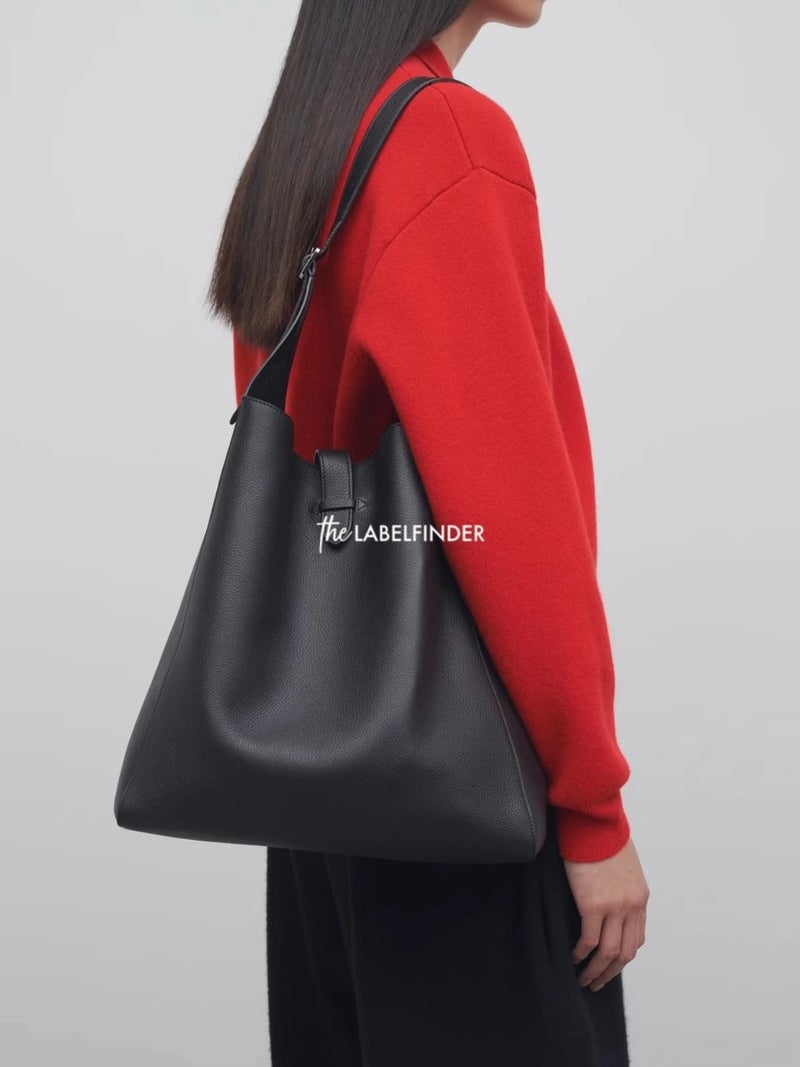 Row Bag Blake Hobolux Grainy Tote Shoulder Bag Bucket Bag Commuter Delivery Bucket-Style Handbag - Image 4