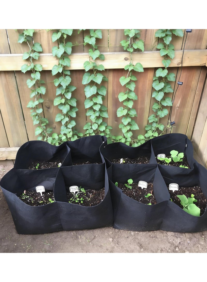 Arabest 2 Pack Fabric Grow Bags, Raised Garden Bed for Vegetable Herbs Flowers, Fabric Plant Pots Indoor Outdoor, 2x2x1ft - Image 4