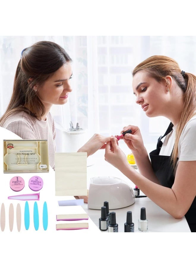 Nail Care Kit - with Wax Buffer Polishing Beauty Tools - Natural Nail Prep Set for Women | for Women Girls Beginner Home Salon Daily Party Dating Wedding Valentines Day Birthday - Image 5