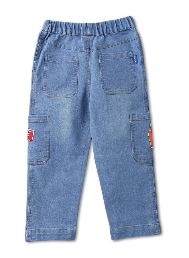 Nautinati Boys’ Denim Jeans| Animal and Car Badge |Jeans for 1-5 Years - Image 5
