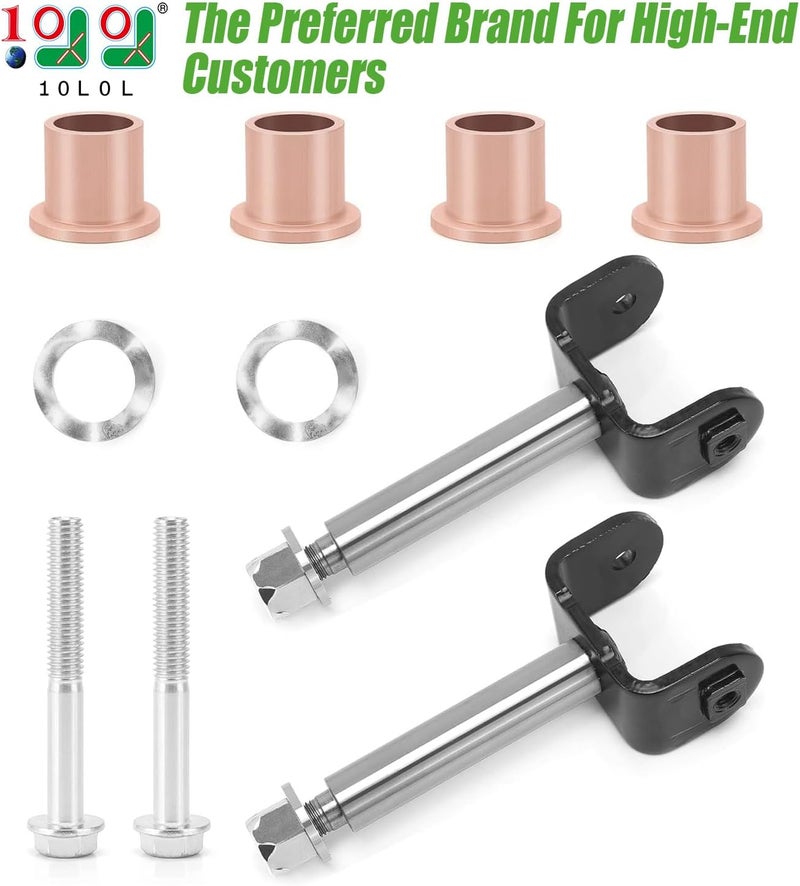 10L0L Complete Front End King Pin Joints Repair Kit for Club Car Precedent 2004-up Gas/Electric Golf Cart - Image 2