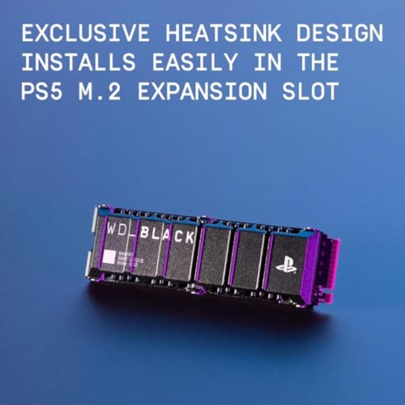 2TB SN850P NVMe M.2 SSD Officially Licensed Storage Expansion for PS5 Consoles, up to 7, 300MB/s, with heatsink - WDBBYV0020BNC-WRSN - Image 3