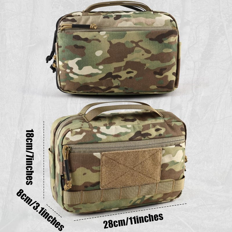 VOTAGOO Tactical Toiletry Bag Hygiene Bag EDC Tool Molle Pouches Small Dopp Kit Travel Shower Bag for Men - Image 3