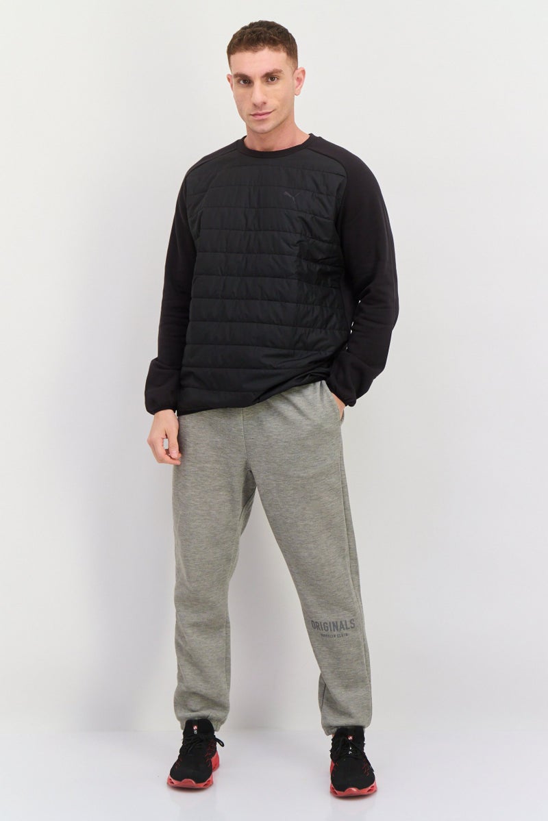 PUMA Men Sportswear Fit Quilted Outdoor Sweatshirts, Black - Image 4