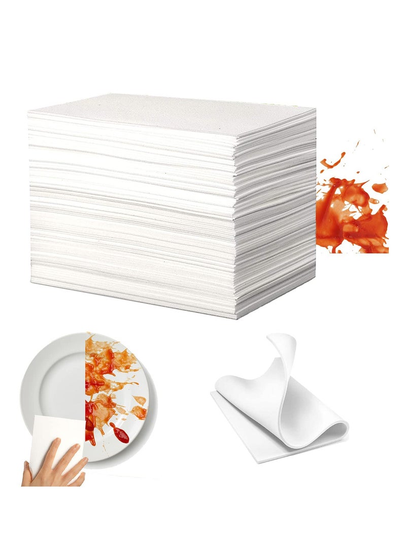 KASTWAVE Magic Cleaning Sponge Eraser Sheets, 48 Sheets 8X Thin Melamine Foam Sponge Cloth Scrub Pads, All-Purpose Cleaner Eraser Wipes for House Cleaning Kitchen Dish Bathroom Furniture, Sink - Image 1