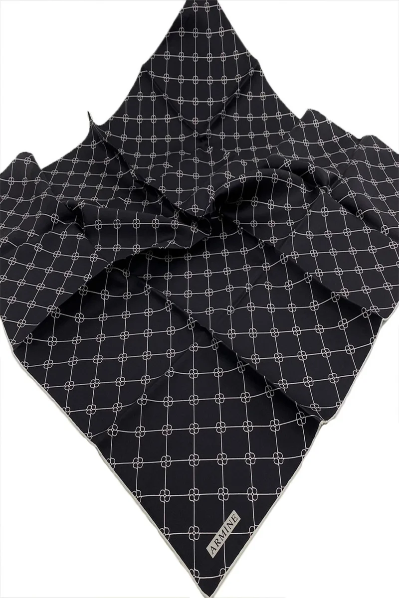 ARMINE Nostalgia Series Silk Twill Scarf 8555D-14