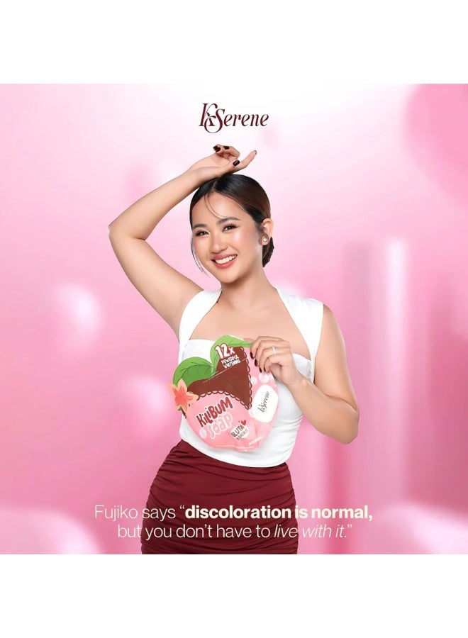 kserene KiliBum Soap COMBO PACK (3 Soap x 70 gm) - Gluta Glycolic 12X Whitening Soap | Exfoliating Brightening Bar for Dark Spots Acne, Underarms, Rough Skin & Butt - Image 3