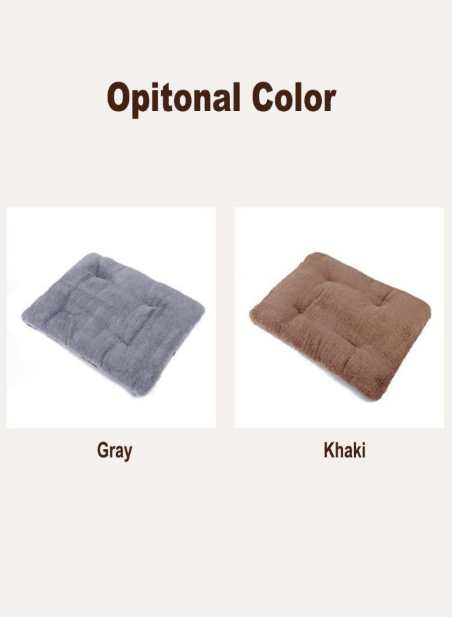 Self-Warming Cat Mat Soft Plush Dog Crate Pad with Non-Slip Bottom Winter Extra Warm Thermal Pet Pad for Dogs and Cats Indoors Outdoors - Image 5