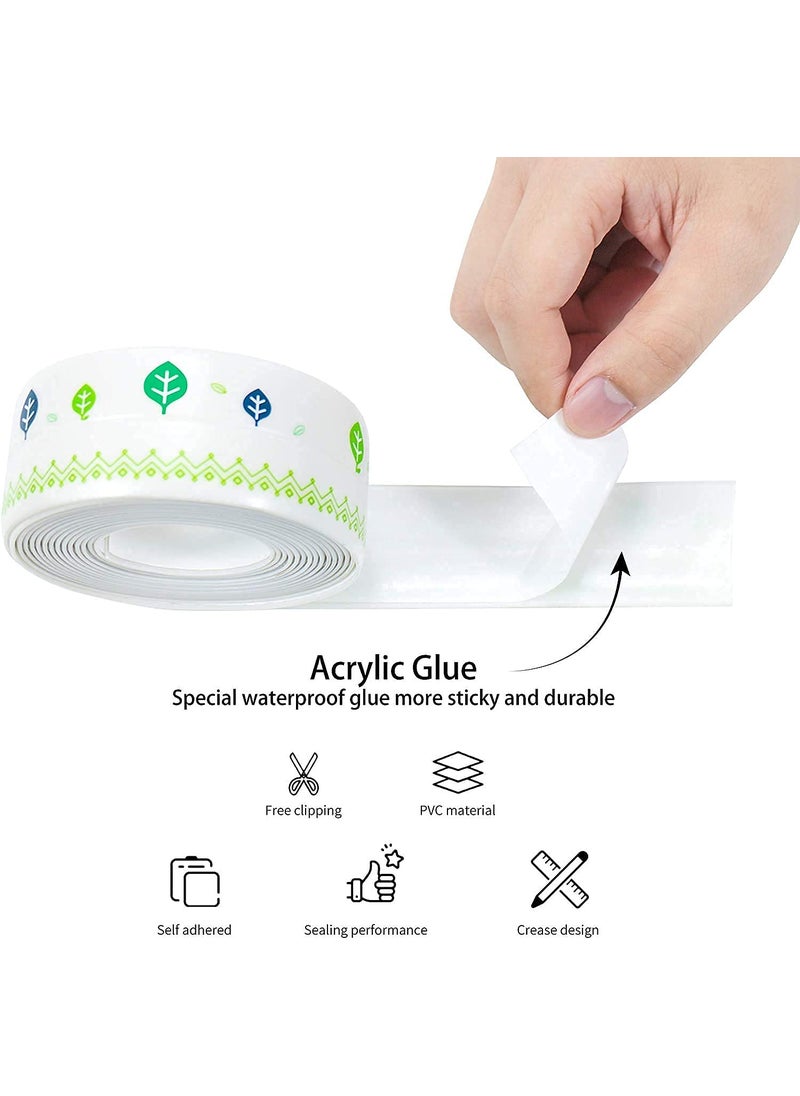 GTC GTC Multicolor SelfAdhesive Caulk Strip Tape for Kitchen Sink Bathroom Corners Stylish Waterproof Decor Tape 1m KT758 10  - Image 2