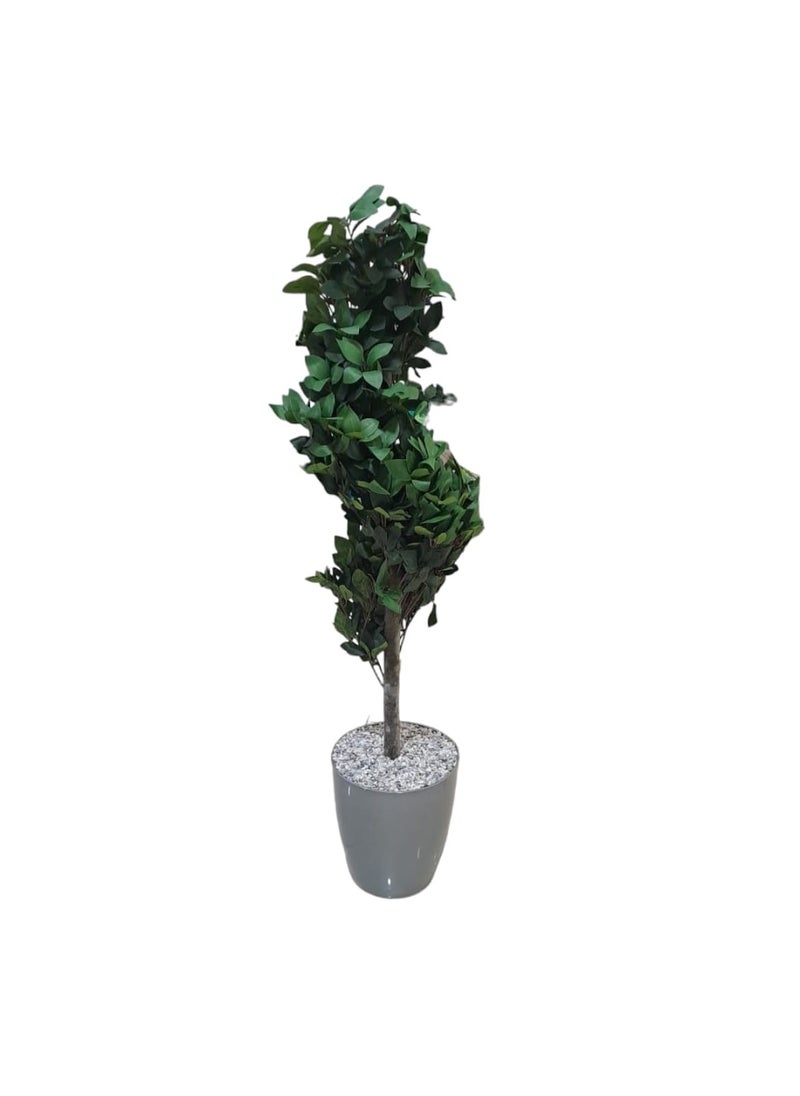 AL KHALDIYA Artificial decorative plant tree with pot, 120 cm  - Image 1