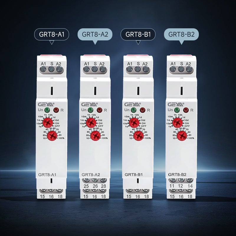 Geya GRT8-AB Time Relay – 220V AC/DC Power-Off Delay Module for Industrial Automation - Image 3