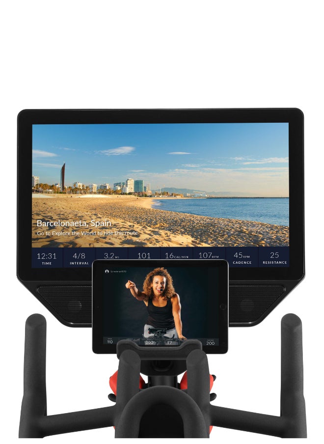 Bowflex - Velocore 22-Inch Hd Touchscreen Spinning Bike With 100 Resistance Levels, Leaning & Stationary Modes, Bluetooth Heart Rate Monitor, Adjustable Seat & Handlebars, And Streaming Integration - Image 1