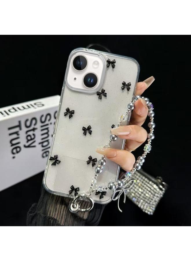 زبون جراب هاتف iPhone 13 Little Fresh Bow Bracelet Chain TPU - Image 1