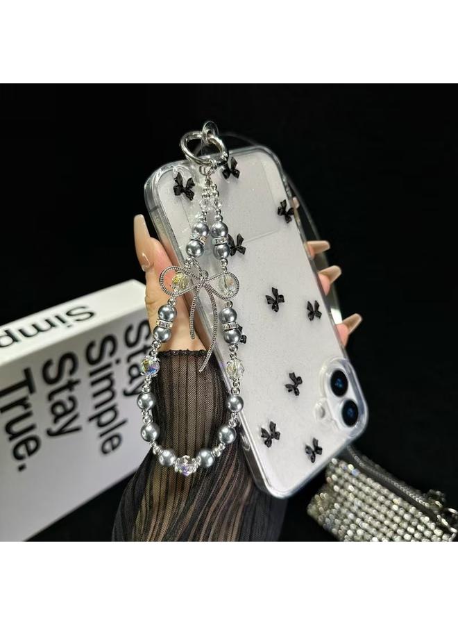 زبون جراب هاتف iPhone 13 Little Fresh Bow Bracelet Chain TPU - Image 4