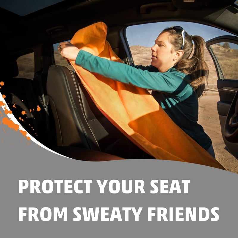 Orange Mud Transition  Seat Wrap V20 Automotive Seat Cover Changing Kilt and Multipurpose Towel Black - Image 5