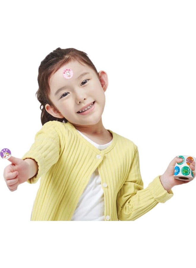 DSB [Lowest Price Online] Dsb (Disbi) Children'S Reward Stickers, Round Cartoon Animal Patterns, Praise Stickers, Kindergarten Adhesive Paper, Small Stickers, 1000 Pieces, Rs-205 - Image 1