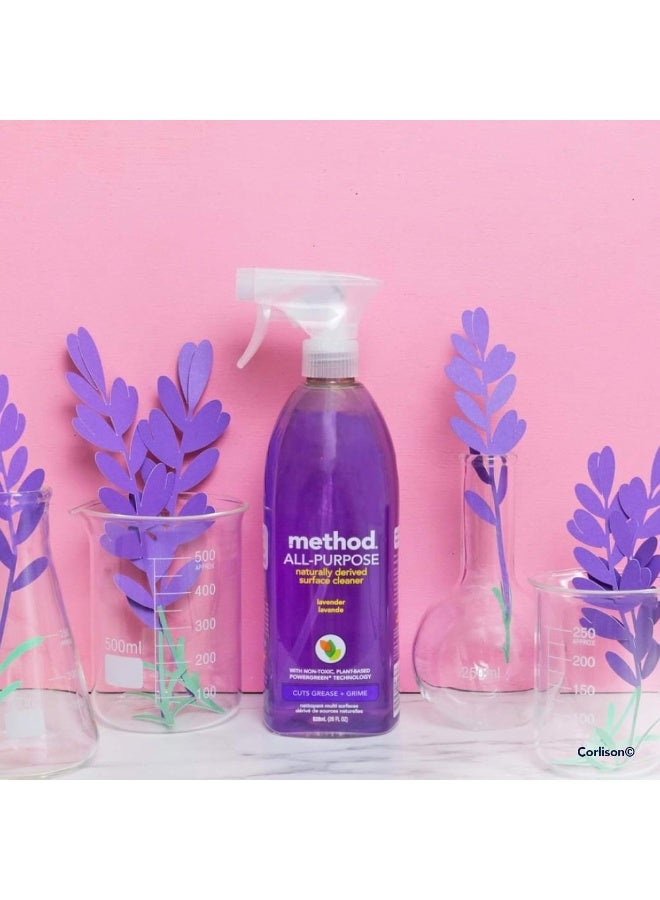 Method All Purpose Natural Surface Cleaning Spray - 28 oz - French Lavender - Image 2