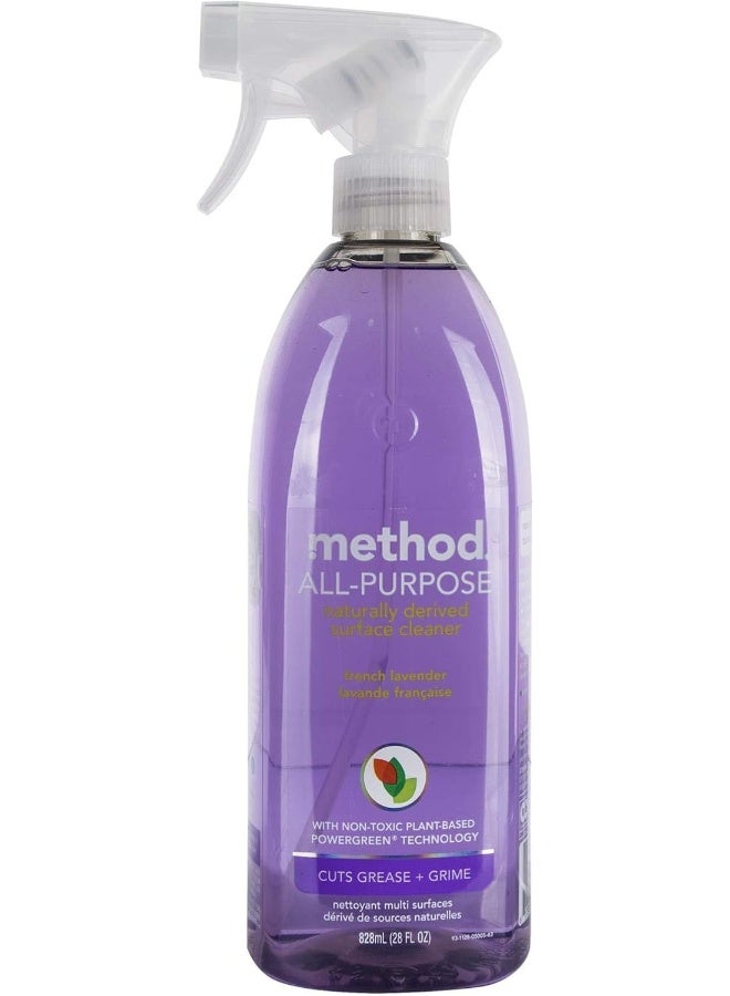 Method All Purpose Natural Surface Cleaning Spray - 28 oz - French Lavender - Image 1
