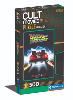 Clementoni Clementoni Puzzle Back To The Future-Cult Movie 500 Pieces | Jigsaw Puzzle | Puzzle for Adults | Challenging Puzzle | Perfect for Stress Reliever and Puzzle Lovers | Made in Italy  - Image 1