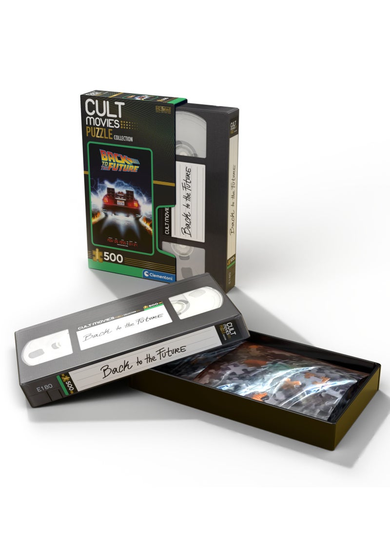 Clementoni Clementoni Puzzle Back To The Future-Cult Movie 500 Pieces | Jigsaw Puzzle | Puzzle for Adults | Challenging Puzzle | Perfect for Stress Reliever and Puzzle Lovers | Made in Italy  - Image 4