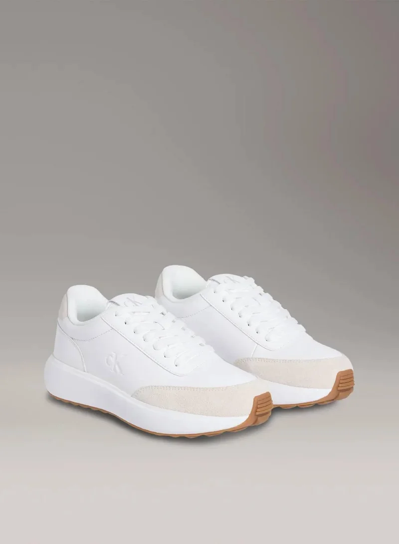 Calvin Klein Jeans  Leather Runner Trainers  | Best Price UAE