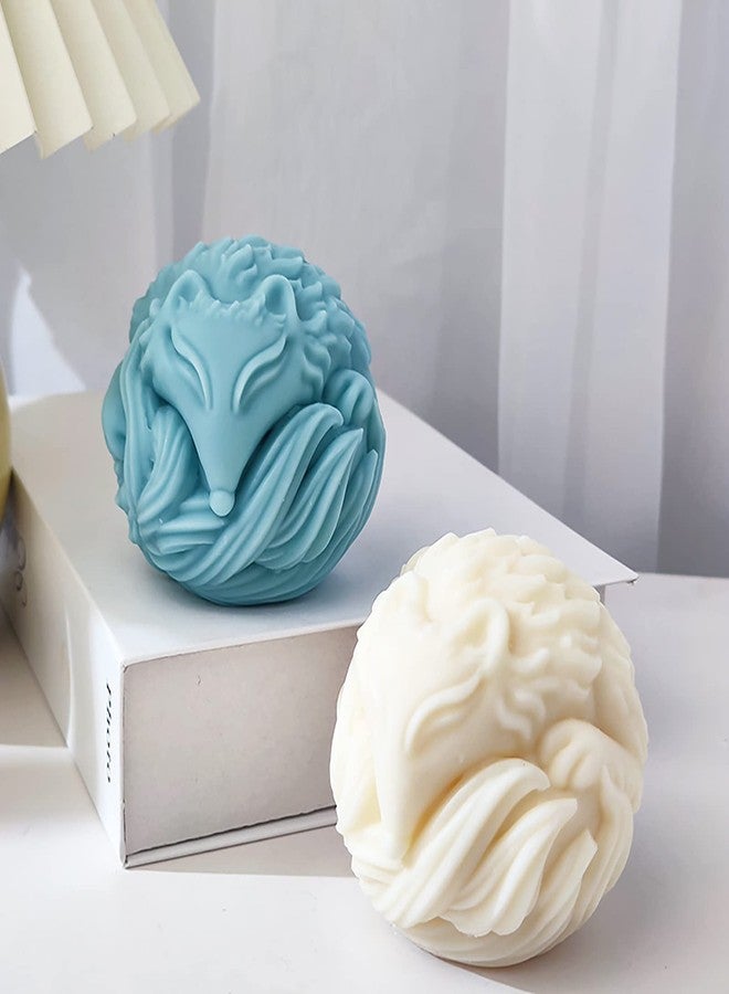 ESEDAGE Fox Resin & Silicone Animal Molds - 3D Fox & Candle Molds for Soap & Candle Making - Image 2