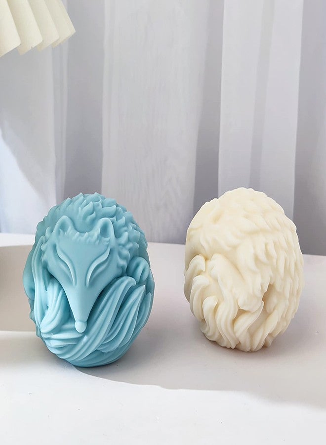 ESEDAGE Fox Resin & Silicone Animal Molds - 3D Fox & Candle Molds for Soap & Candle Making - Image 4
