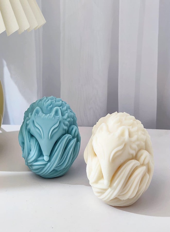 ESEDAGE Fox Resin & Silicone Animal Molds - 3D Fox & Candle Molds for Soap & Candle Making - Image 3