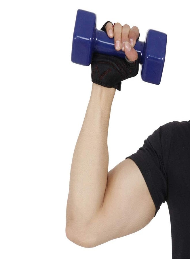 WMX Series Sports Leather Gym Gloves for Weight Lifting and Exercise (S, Roller PAD) - Image 2