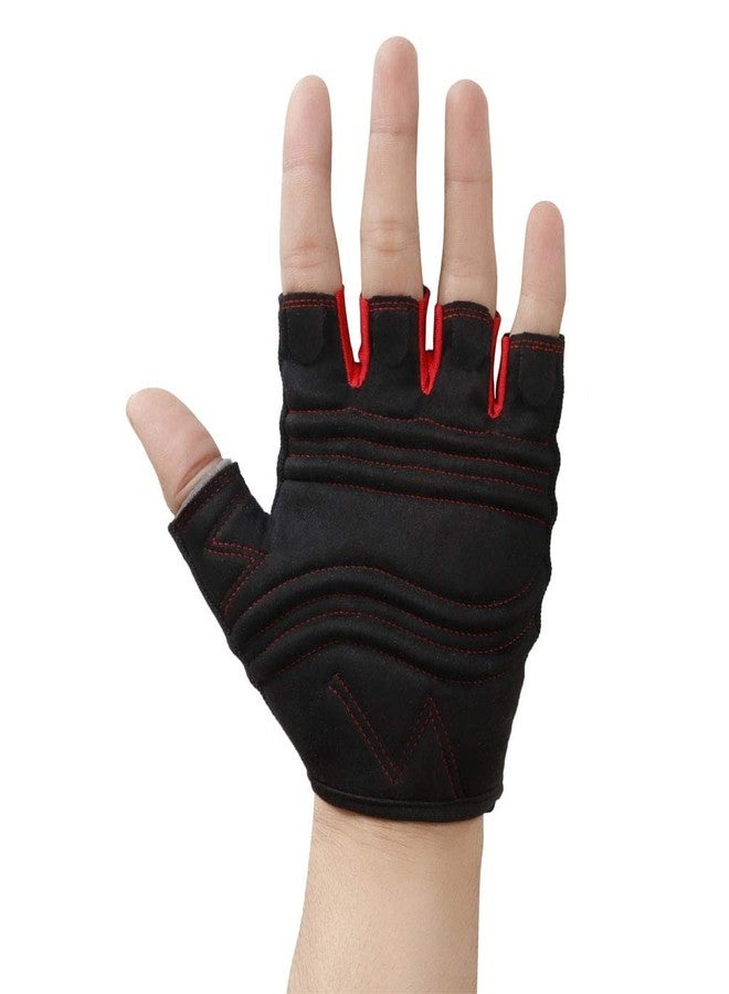 WMX Series Sports Leather Gym Gloves for Weight Lifting and Exercise (S, Roller PAD) - Image 3
